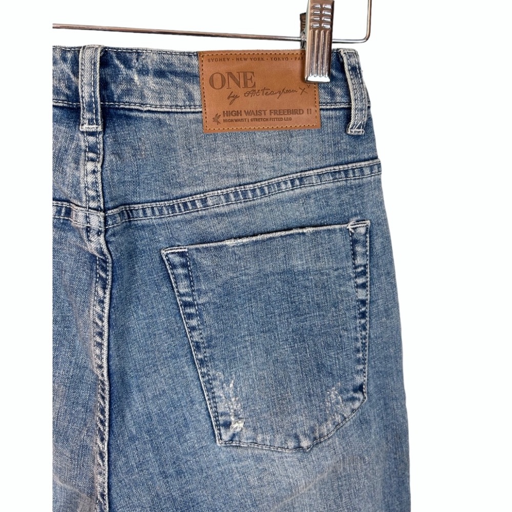 One Teaspoon Distressed Freebird II Skinny Jeans 25 - Picture 4 of 11